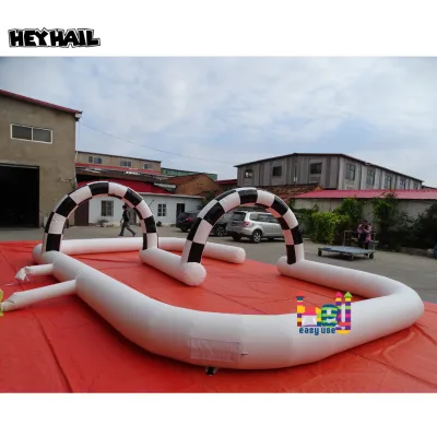 Children's Inflatable Race Track Trampoline Fun and Healthy Running Experience