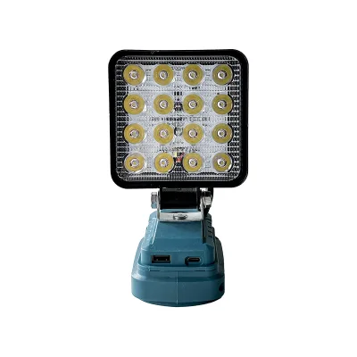 Li-ion Rechargeable  Work Light with Comfort Grip Dual Brightness Switch for Easy  Efficient Use