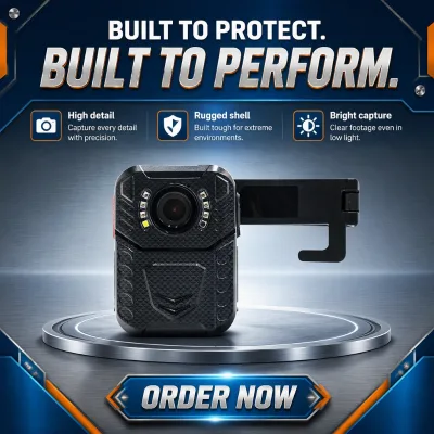 Anti-Drop Body Camera X4K With CMOS Sensor in Various Scenarios