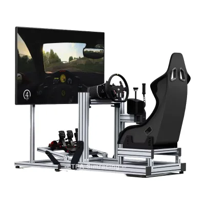 New Arrival All-aluminum Alloy Steering Wheel SC Motion VR 9D Racing Simulator Indoor Commercial Arcade Game Machine Seat