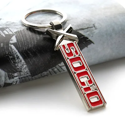 Custom Printed Metal Keyrings Custom Car logo Supplier