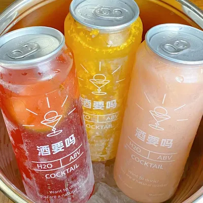 Pull-ring Plastic Bottles Fruit Soda Water Plastic Ring-pull Jar Pet Can