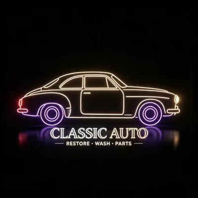 Bond Custom Waterproof Car Shaped Neon Light Sign Custom Acrylic Neon Sign for Garage Workshop Decoration