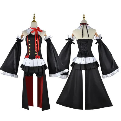 Seraph End Owari No Seraph Krul Tepes Cosplay Costume Uniform Wig Anime Witch Vampire Halloween Costume Girls Polyester