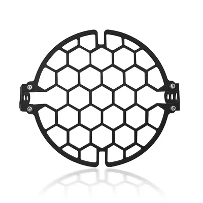 For Kawasaki ELIMINATOR 500 Motorcycle Honeycomb Mesh Headlight Protector Grille Carbon Steel Front Lamp Guard Anti-collision