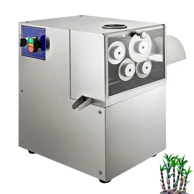 High Efficiency Vertical Electric Sugar Cane Grinder Juicer Machine Commercial Sugarcane Juice Extracting Equipment