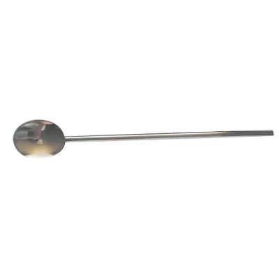 New Cocktail Pick  Bar Tools Cocktail Spoon with Straw Metal All-season Bars Clubs