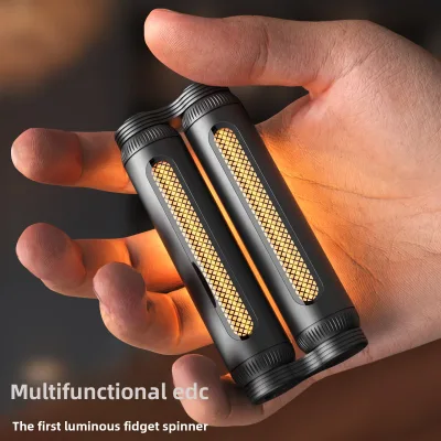 New Stress-relief Toy Multi-functional Office Fidget Spinner Silent Power Source None Metallic Finish in Stock