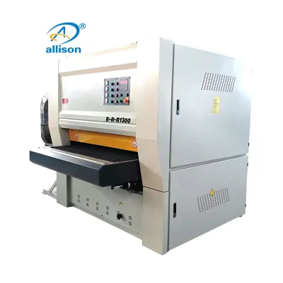 R-R-RP1300Heavy Duty Carpentry Sander Board Wood Sand Planer Sanding Wide Belt Sander Machine for Furniture Processing