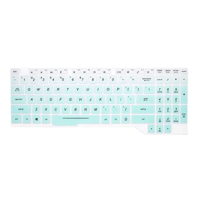 Wholesale Colorful English Silicone Keyboard Custom Laptop Skin Cover for Asus FX63 FX63 FZ63.ZX63 Keyboard Protector