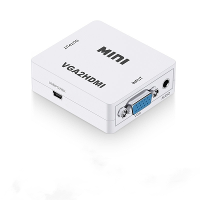 1080P MINI VGA Female to HDMI Converter for PC Laptop Monitor with Audio Port