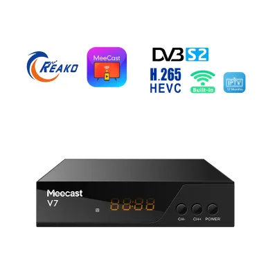 Digital Satellite Tv Receiver for Africa Best Free Air Set Top Box DVB-S2 HEVC H265 1080P GX6605H1 YouTube Support CA Card Slot