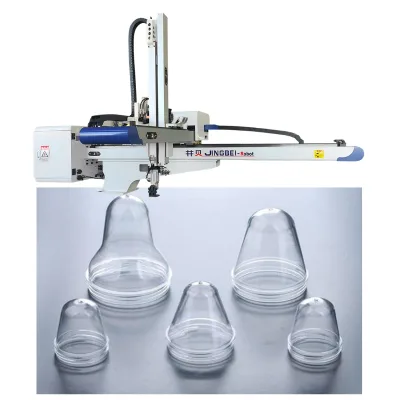 Three Axis Preform Handling Robot Full Servo Driven Industrial Robot for Injection Molding Machine traverse Robot