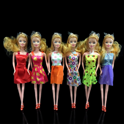 Fashionable 11.8 Inch Big Styling Head Dolls for Kids