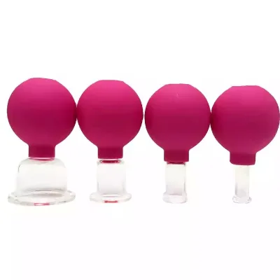 Oem Anti Cellulite Body Massage Cupping Vacuum Therapt Set 2 Cups Vaccum Suction Cupping