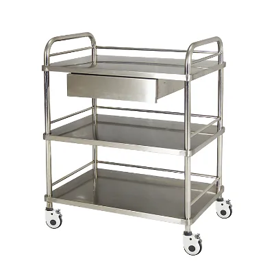 High Quality Stainless Steel Detachable Medical Trolley for Hospital