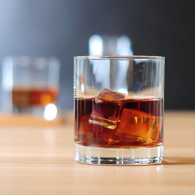 Wholesale Old Fashioned Whiskey Drinking Glass Cup Rock Glasses clear Whisky Glasses Cups