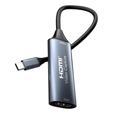 4K 30Hz HDMI Video Capture With Cable HDMI Video Capture Type-C Output Audio Video Capture Card
