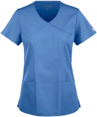 V Neck Hospital Nursing Scrubs Top Polyester Cotton Scrubs Uniforms
