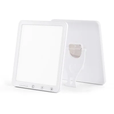 Light Therapy Lamp UV-Free 10000 Lux LED Sunlight Lamp 3 Different Lighting Color Timer Function 5 Adjustable Brightness Level