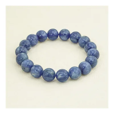 Dream Therapy Healing Jewelry Harmony & Meditation Stone Natural Blue Crystal Beads Elastic Bracelet Crafts