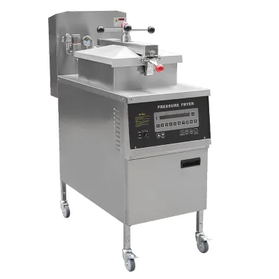 Stainless Steel Pressure Chicken Fryer Commercial Electric Pressure Fryer Built-in Automatic Oil Filter System