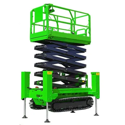 Platform Rubber Track Crawler Scissor Lift 10m Tracked Crawler Scissor Lif Crawler For Aerial Work Platform Scissor Lift