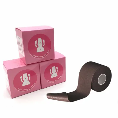 Breathable Athletic Breast Lift Tape Instant Sticky Strapless Bra Support for Big Boob Boob Tape Swim Underwear Accessory