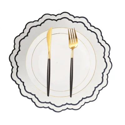 Wholesale Deluxe High Quality Handmade Leather Waterproof Table Utensil Placemats Modern Style for Home Hotel Wedding Decoration
