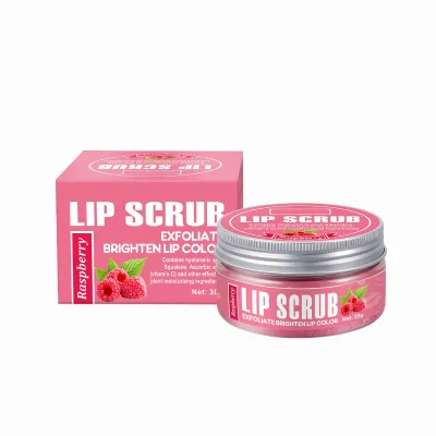 Fruit Flavor Lip Scrub Exfoliating Moisturizing Care Lip Balm Wholesale