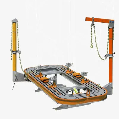 Auto Body Repair Equipment with Infrared Curing Lamp Hydraulic Lifted Auto Elevator