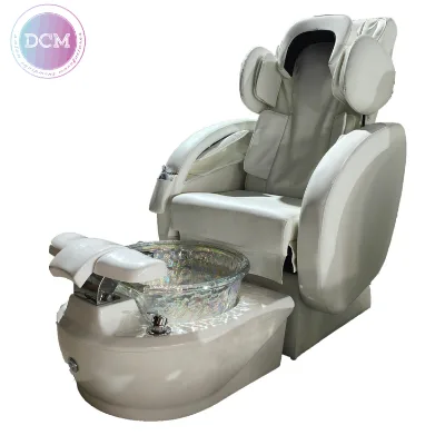 Kneading Ball Arm Full Body Massage Nail Salon zero Gravity Pedicure Spa Chair with Footspa Basin