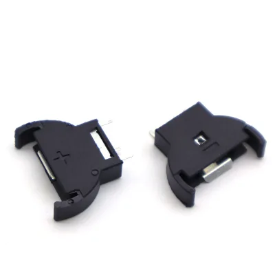 Hot Sale Customized 3 PINs Plastic Vertical Type BS-5 Upright Battery Holder with Wire Connector