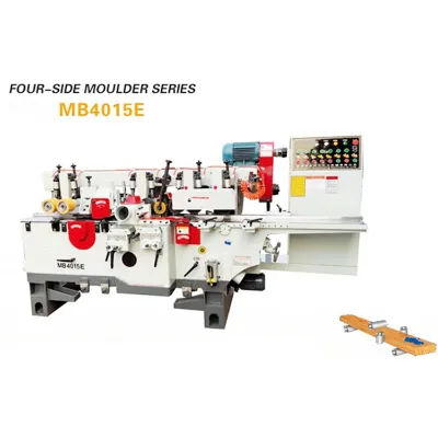 Moulding Machine with Four Asxis Planer 4 Sided Wood Moulder for Wood Floor and Banisters