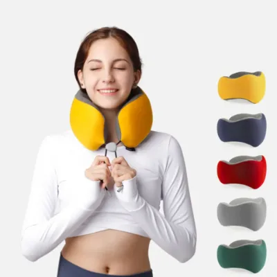 Headrest Seat Head Back Neck Cervical Cushion Headrest Car Memory Foam Travel Pillow Soft Head Neck Support Airplane Travel Pillow