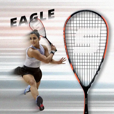 Best Value for Money - EAGLE Carbon Fiber Squash Racket, T700 Carbon Enhanced Torsion Resistance, Ultra-Lightweight and Durable