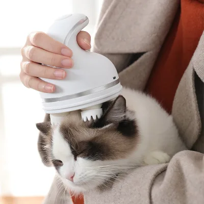 JOYPET Electric Machine Scalp 3D Head Hair Massager Cat Head Face Massage Cat Smart Automatic Silicone Rechargeable