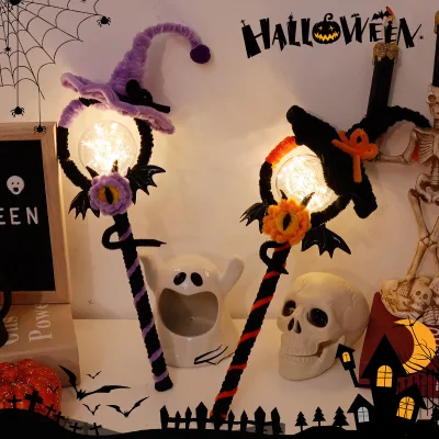 Magic Wand Twisted Wand Witch Hat Handmade Diy Creative Homemade Spooky Atmosphere Gift