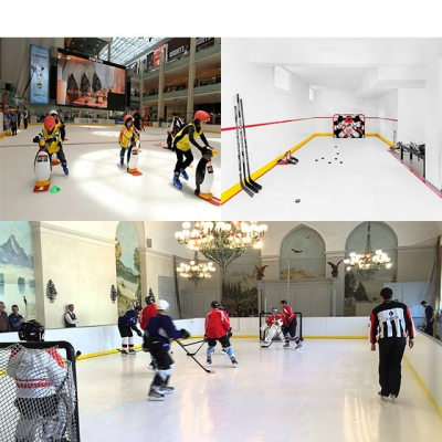 Basement Hockey Rink Boards/hockey Training Equipment/synthetic Ice Rink