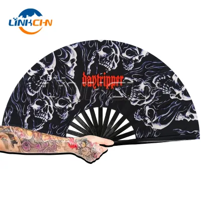 Bamboo Painted Clack Fan for Carnival Vacation & Summer Use | Carnival Accessories