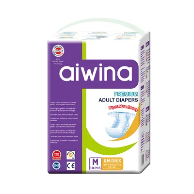 AIWINA Private Label Quality Cartoon Abdl m Best Adult Bulk Diaper Pull up Pants Stock 3xl with Catheter Opening