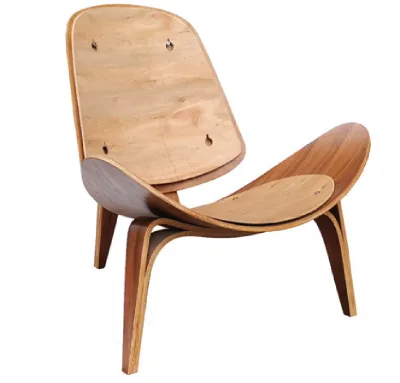 Modern Bent Plywood Panel Custom Dining & Leisure Chair for Hotel Bedroom Living Room