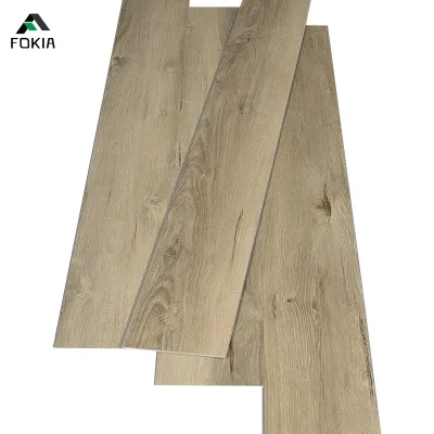 Home Decoration PVC Material Waterproof Wear Resistant Anti-Slip Simple Color Indoor Click Rigid Core Vinyl Flooring