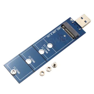New M.2 to USB Adapter 5Gbps B Key M.2 SSD Adapter USB 3.0 to 2280 M2 NGFF SSD Drive Adapter Converter SSD Reader Card
