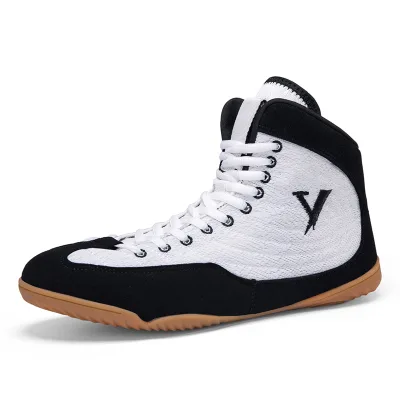 High Quality Wholesale Training Gym Wrestling Boots Boxing Shoes for Men