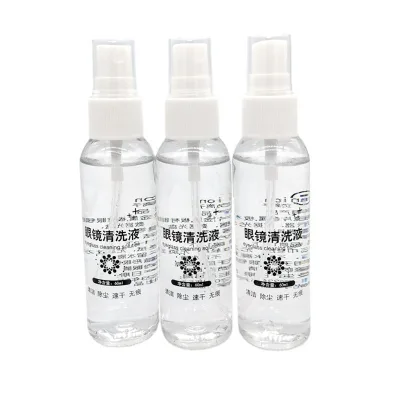 Custom Logo Effectively Clean 30ml Plastic Bottle Cleaner Spray for Glasses Sunglasses Screen Lenses GS006 CN/HEB