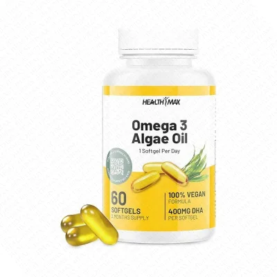 OEM/ODM High-Quality Plant Algae Oil Soft Capsules Omega 3 Fatty Acids Vegetarian DHA Joint Heart Immune Support