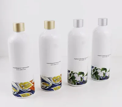 Luxury Empty 30ml 50ml 100ml 150ml 300ml 500ml Cosmetic Aluminum Bottle with Metal Cap