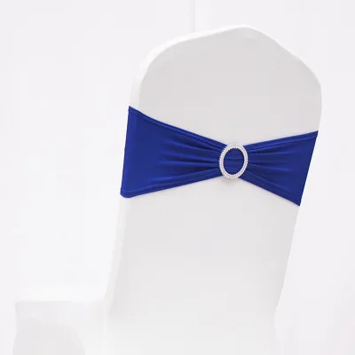 Wholesale Beautiful Chair Cover Bow Set Low Moq Flower Blue Pink Wedding Decoration Bow