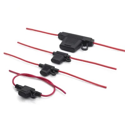 30A 40A 100A Waterproof Water Proof Max Fuse Holder Inline for Automotive Car Fuses Unival,19 mm 15A 7.5A 5A 3A Fuse with Wire